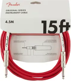 Инструментальный кабель Fender Original Series Straight/Straight 15' Fiesta Red
