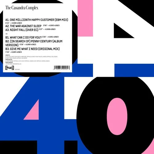 Виниловая пластинка The Cassandra Complex - - PIAS 40 [New 12" Vinyl]