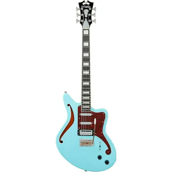 Электрогитара полуакустическая D'Angelico Premier Series Bedford SH With Tremolo Sky Blue