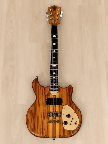 Электрогитара Alembic Distillate H Zebrawood Natural w/case USA 1981