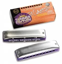 Губная гармошка диатоническая Seydel Sohne 10301A S Session Steel Summer Edition A