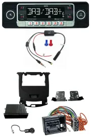 Dietz MP3 DAB Bluetooth USB Autoradio für Chevrolet Cruze ab 2016 Klavierlack/sc