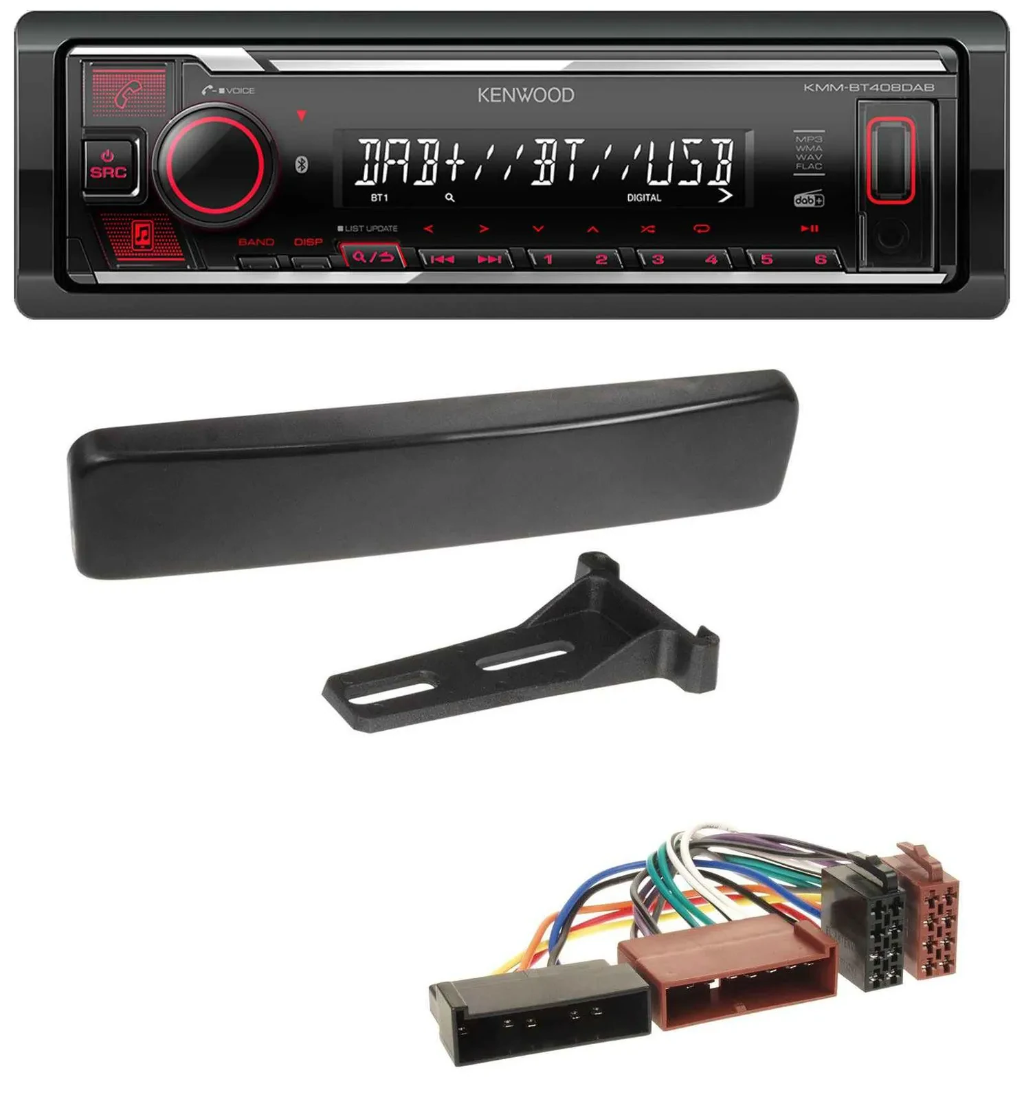 Kenwood MP3 Bluetooth USB DAB Autoradio für Ford Puma Cougar Fiesta Focus Mondeo