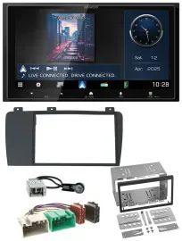 Kenwood Bluetooth 2DIN USB DAB MP3 Autoradio für Volvo S60 XC70 V70 04-09