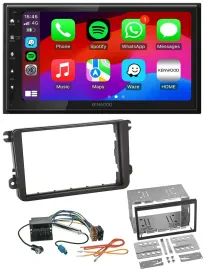 Kenwood MP3 USB DAB 2DIN Bluetooth Autoradio für VW Sharan ab 10 Tiguan ab 07 To