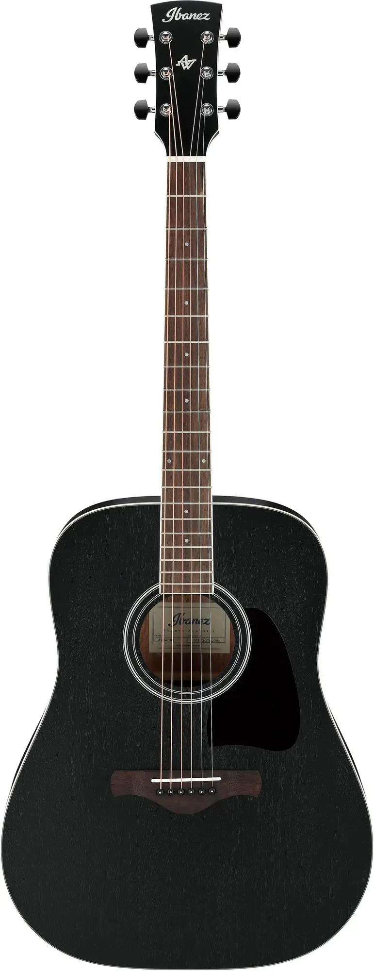 Акустическая гитара Ibanez AW84-WK Weathered Black Open Pore