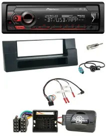 Pioneer Lenkrad USB DAB Bluetooth Autoradio für BMW 5er 01-04 E39 Aktivsystem Ab