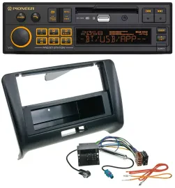 Pioneer DAB MP3 USB Bluetooth Autoradio für Audi TT (2006-2014) - Quadlock