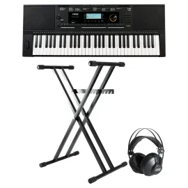 Fame G-400 61 Tasten Keyboard Set 653 Sounds 240 Styles inkl. Kopfhörer Ständer
