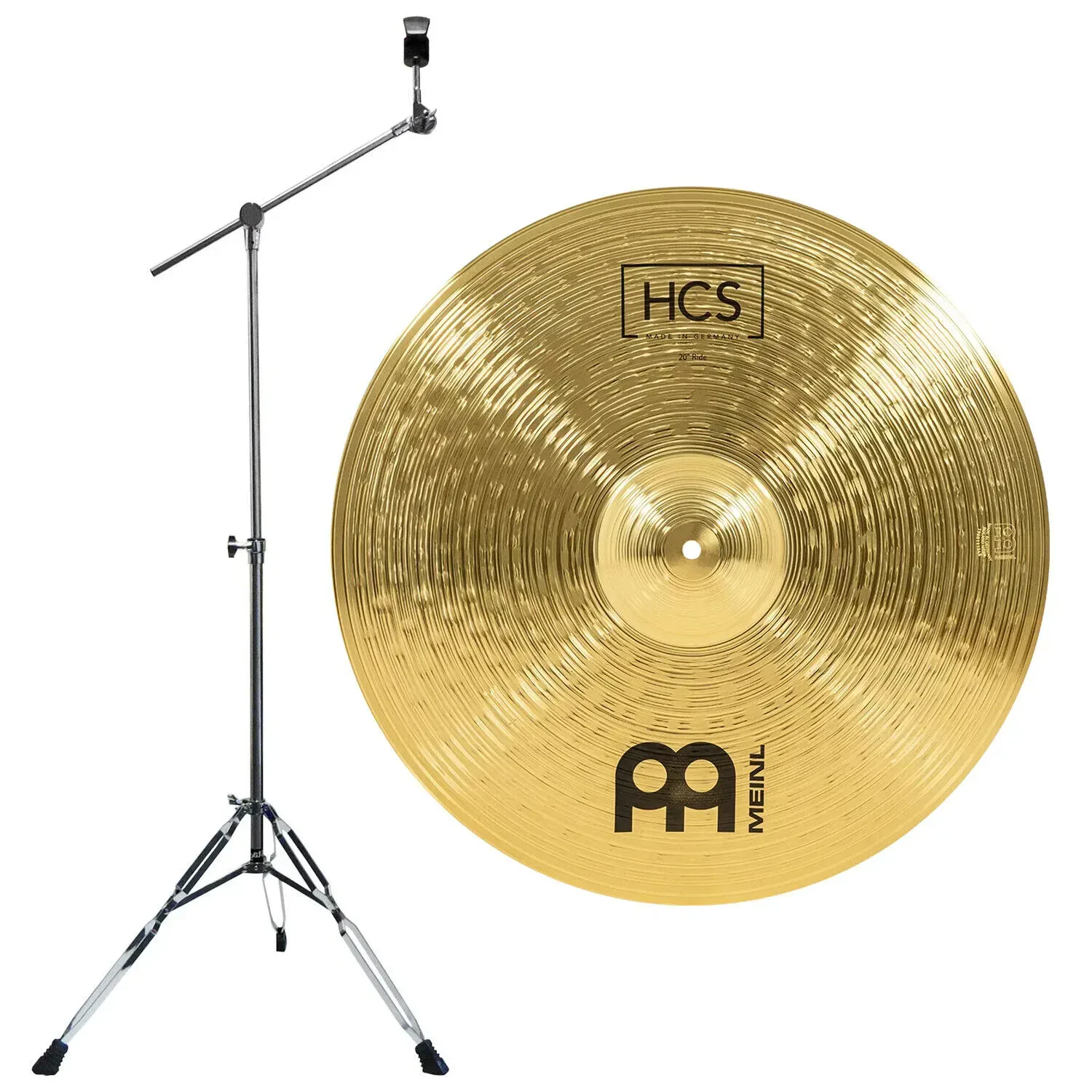 Тарелка барабанная MEINL 20" HCS Ride со стойкой