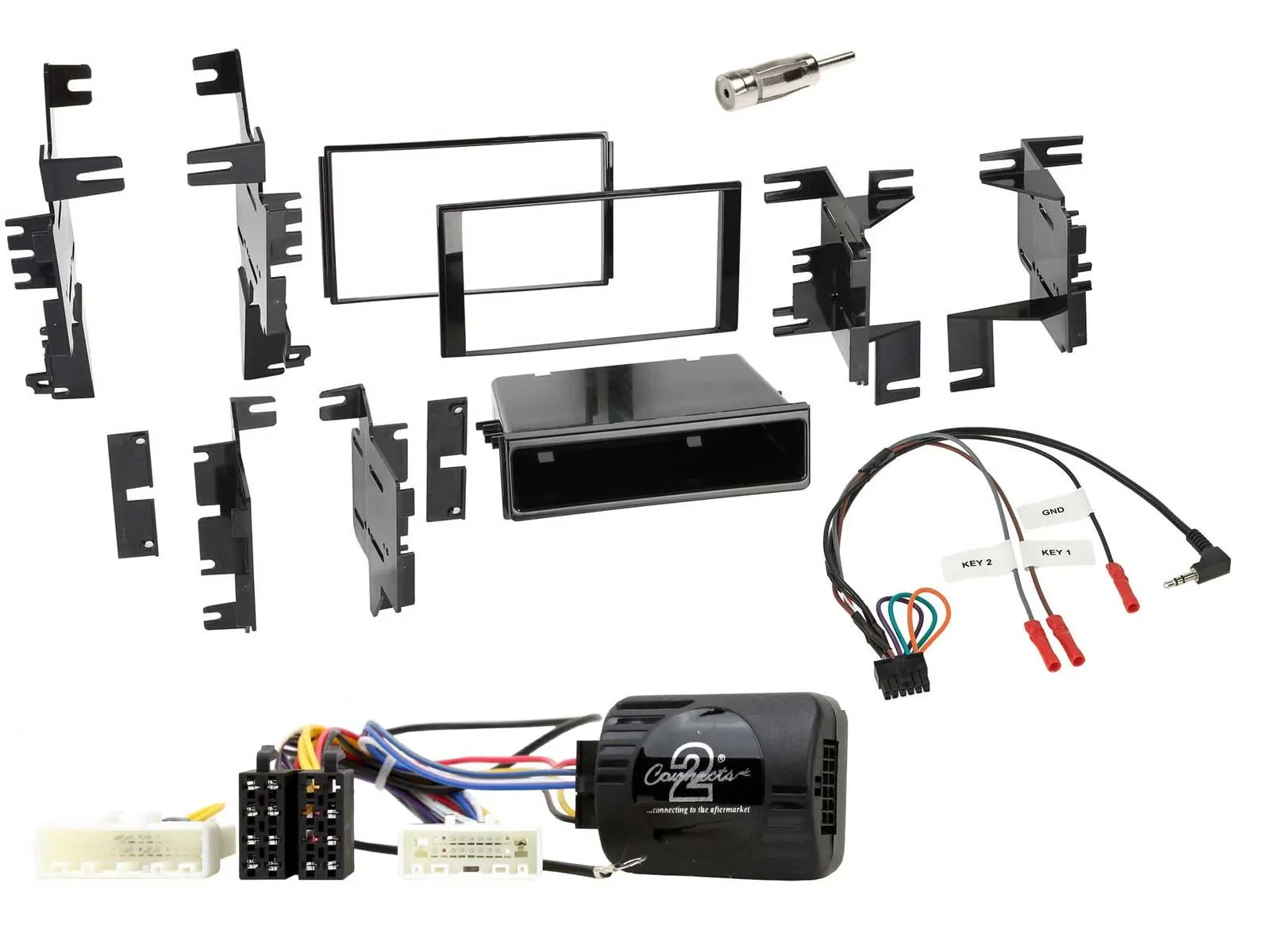 Radioset Lenkradadapter DIN Autoradio für Nissan Cube ab 2009 Frontier ab 2013 J