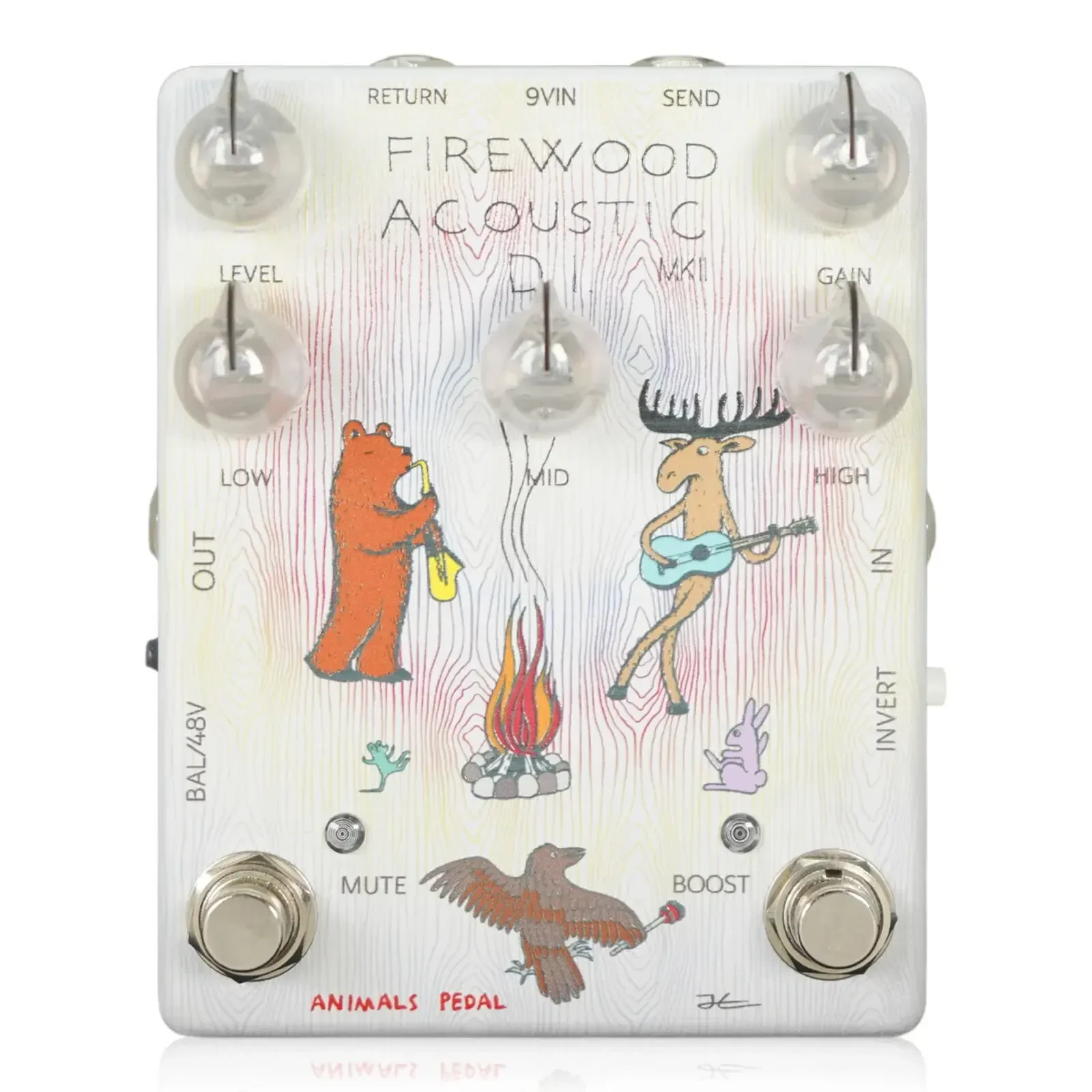 Педаль для акустической гитары Animals Pedal Firewood Acoustic D.I. MKII