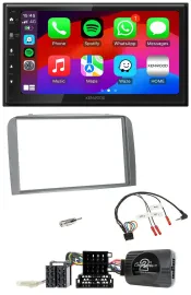 Kenwood Lenkrad USB DAB 2DIN Bluetooth Autoradio für Alfa Romeo 147 GT 2007-2010