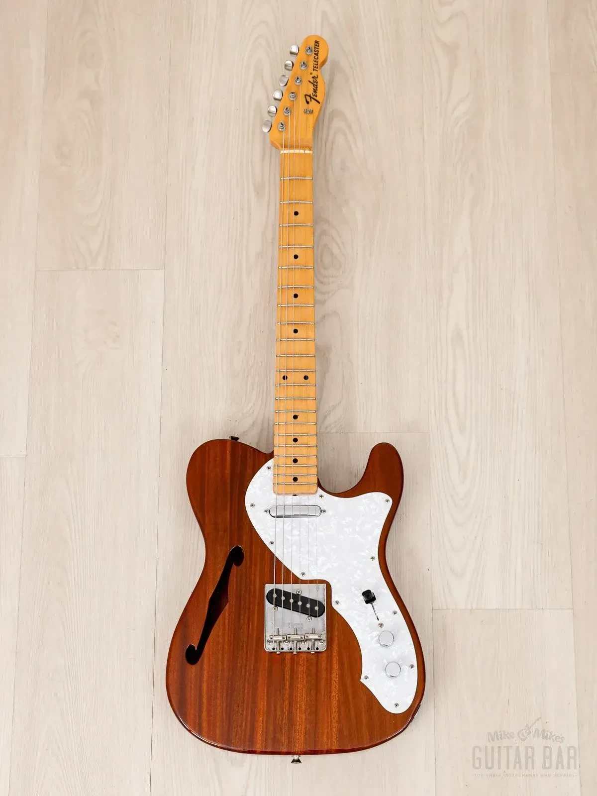 Электрогитара полуакустическая Fender Telecaster Thinline 1970 Vintage Reissue TN70/MAHO SS Mahogany w/gigbag Japan 2014