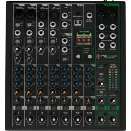 Mackie ProFX10v3+ 10-Channel Analog Mixer W/FX/USB Recording Modes/Bluetooth