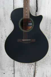 Ibanez AE Series AE100 Acoustic Electric Guitar Dark Tide Blue Flat Finish