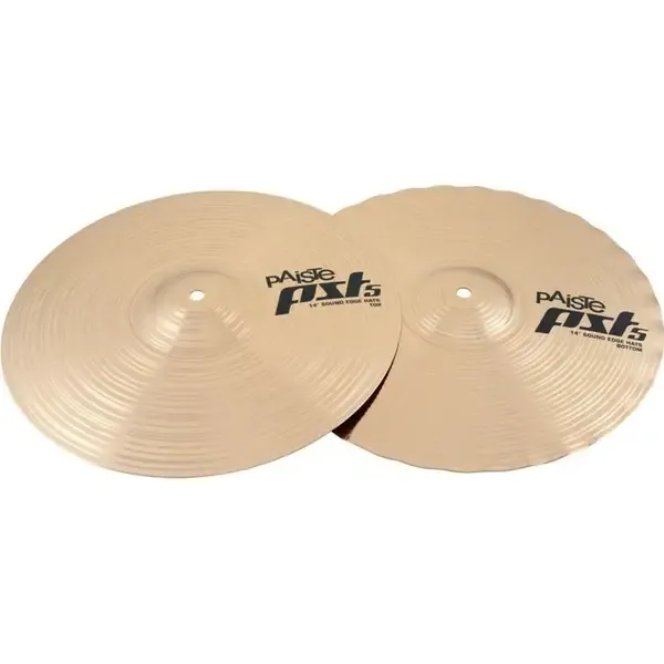 Тарелка барабанная Paiste 14" PST 5 Sound Edge Hi-Hat (пара)