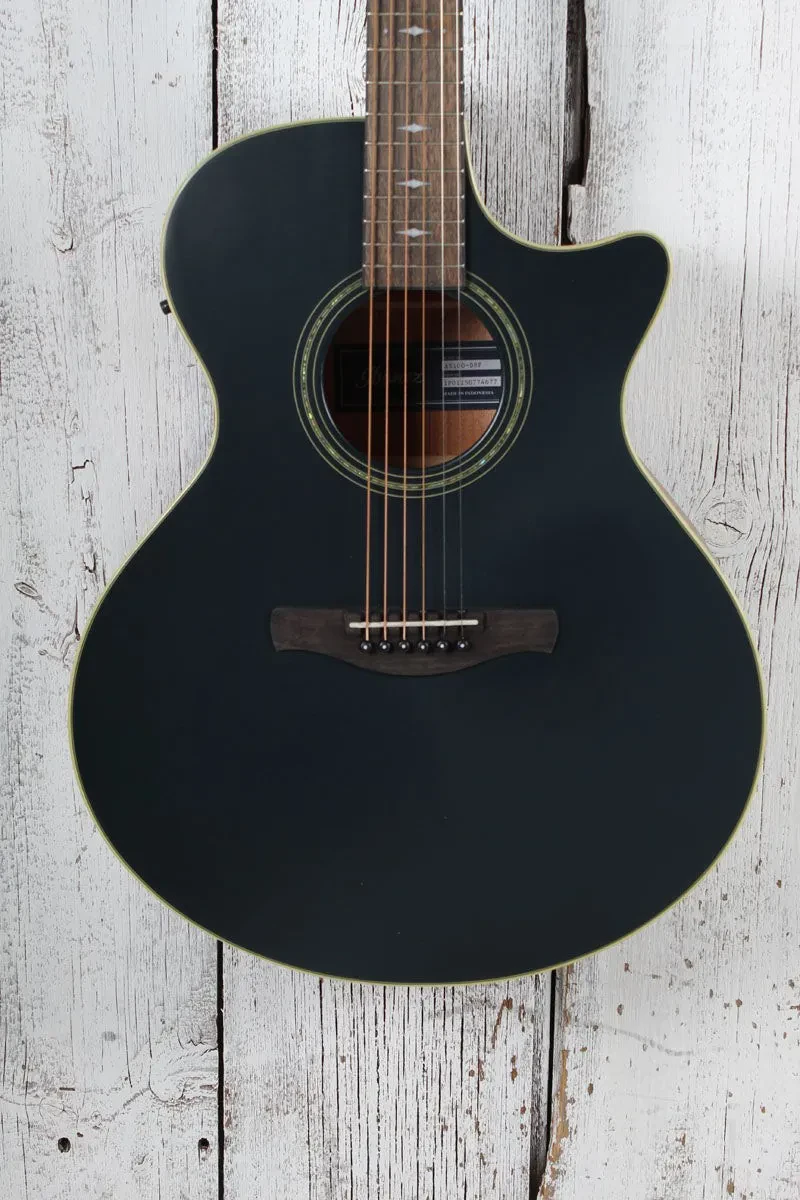 Ibanez AE Series AE100 Acoustic Electric Guitar Dark Tide Blue Flat Finish