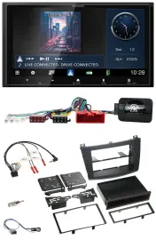 Kenwood Bluetooth 2DIN USB DAB Lenkrad Autoradio für Mazda 3 09-13 Can-Bus
