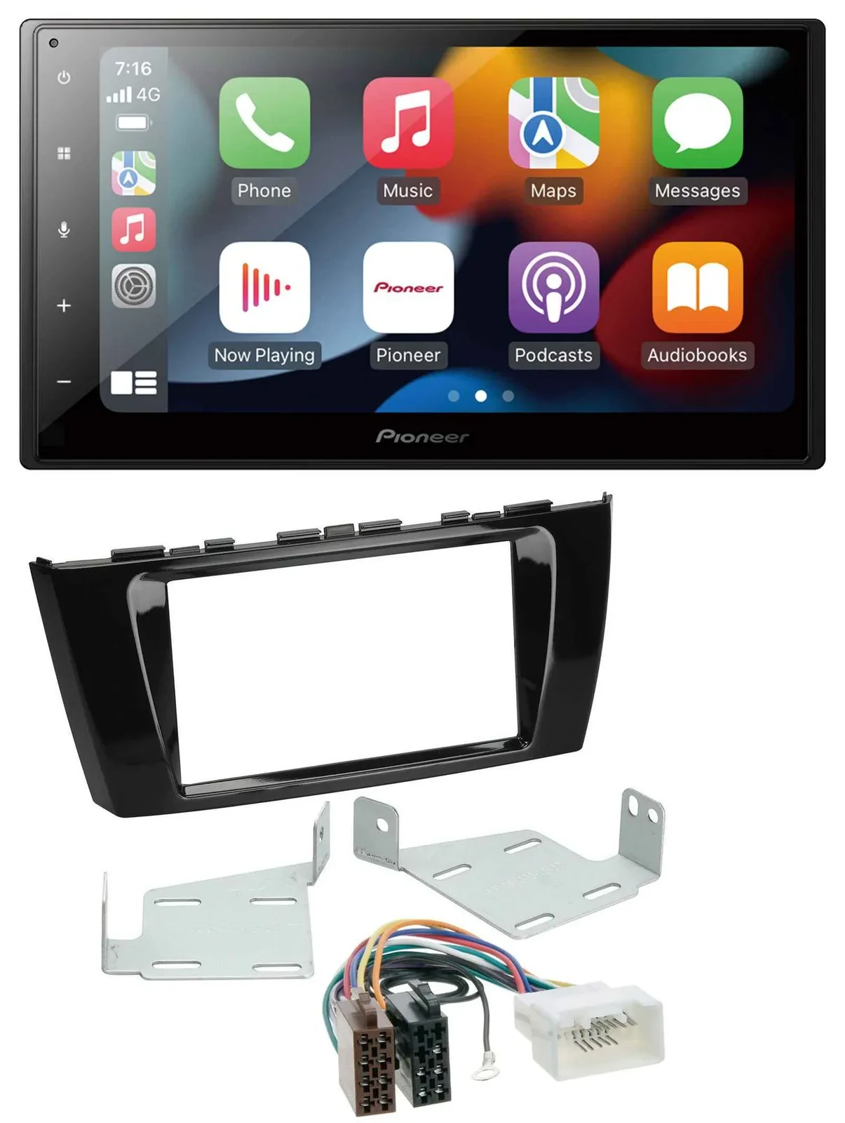 Pioneer DAB Bluetooth 2DIN USB MP3 Autoradio für Mitsubishi Mirage SpaceStar ab