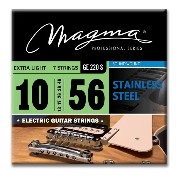 Струны для 7-струнной электрогитары Magma Strings GE220S Stainless Steel 10-56