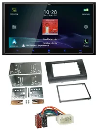 JVC USB Bluetooth 2DIN DAB MP3 Autoradio für Suzuki Swift (2005-2010)