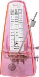 Метроном механический Cherub WSM-330TPK прозрачный, розовый