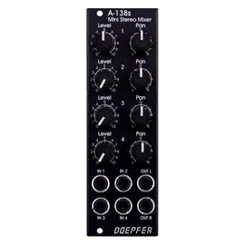 Модульный студийный синтезатор Doepfer A-138SV Mini Stereo Mixer Vintage Edition - Mixer Modular Synthesizer