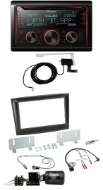 Pioneer 2DIN Lenkrad DAB USB CD Bluetooth Autoradio für Fiat Doblo ISO Can-Bus a