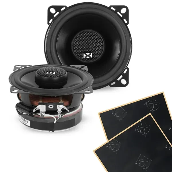 NVX VSP4 150W RMS 4" V-Series 2-Way Coaxial Car Speakers w/ Sound Damping