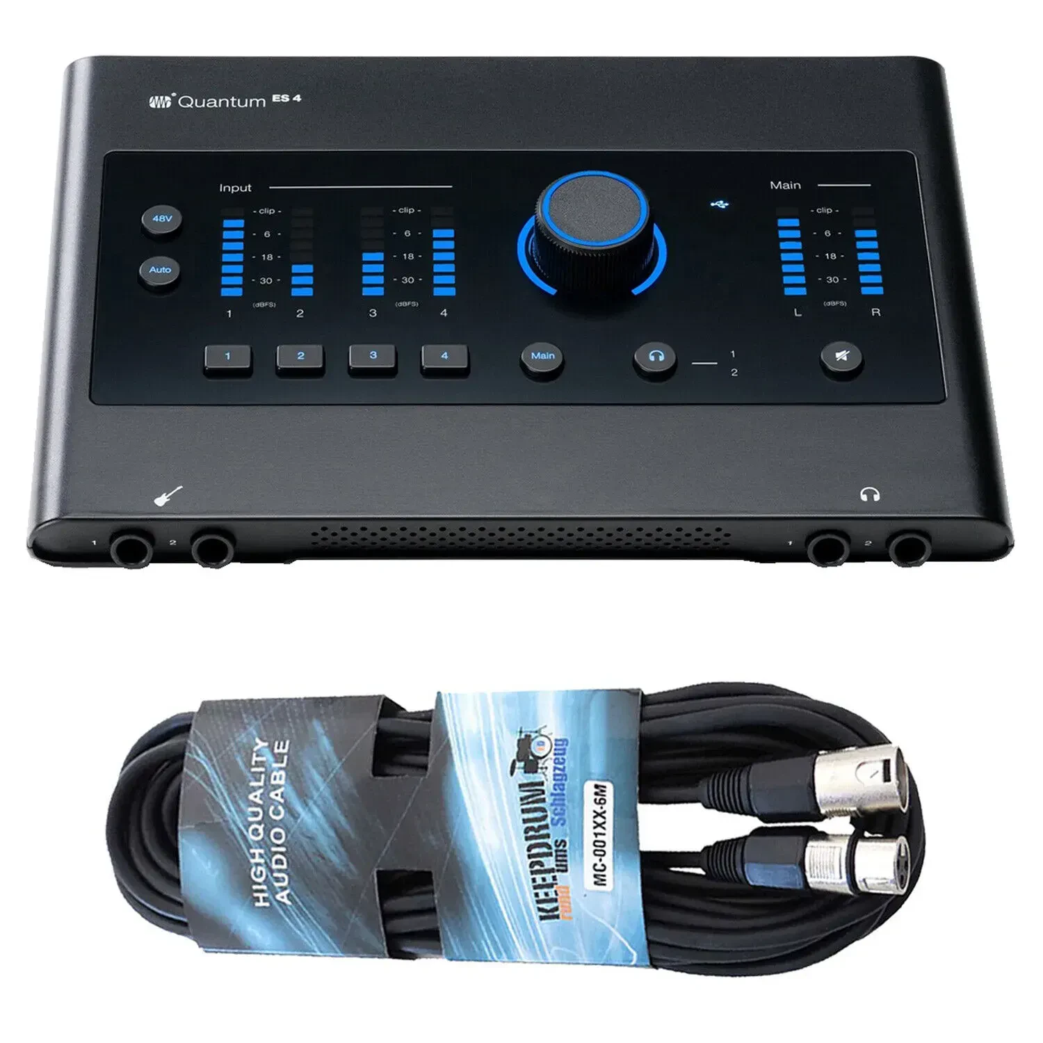 Аудиоинтерфейс PreSonus Quantum ES 4 USB-C с кабелем