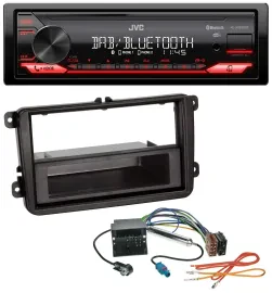 Автомагнитола для VW Caddy/Golf V/VI/Jetta (с 2003) JVC Bluetooth, USB, DAB, MP3