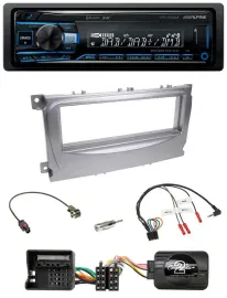 Alpine USB Bluetooth DAB Lenkrad Autoradio für Ford Galaxy C-Max ab 2007 Focus s