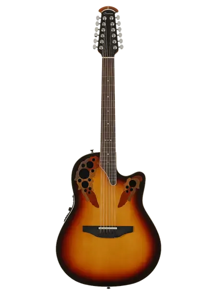 Электроакустическая гитара Ovation 2758AX-NEB Timeless Collection Elite 12-String Deep Contour New England Burst
