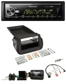 Автомагнитола Pioneer Bluetooth, USB, DAB, поддержка кнопок на руле, для Fiat Fiorino (с 2008)
