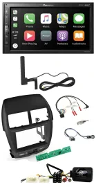 Pioneer USB 2DIN Bluetooth DAB Lenkrad Autoradio für Mitsubishi ASX 2010-2014