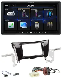 Alpine Bluetooth 2DIN MP3 DAB USB Autoradio für Nissan Qashqai X-Trail ab 14