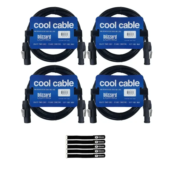 Blizzard Lighting PCT-INTER-1403 3FT PCT Interconnect Cable 4-Pack