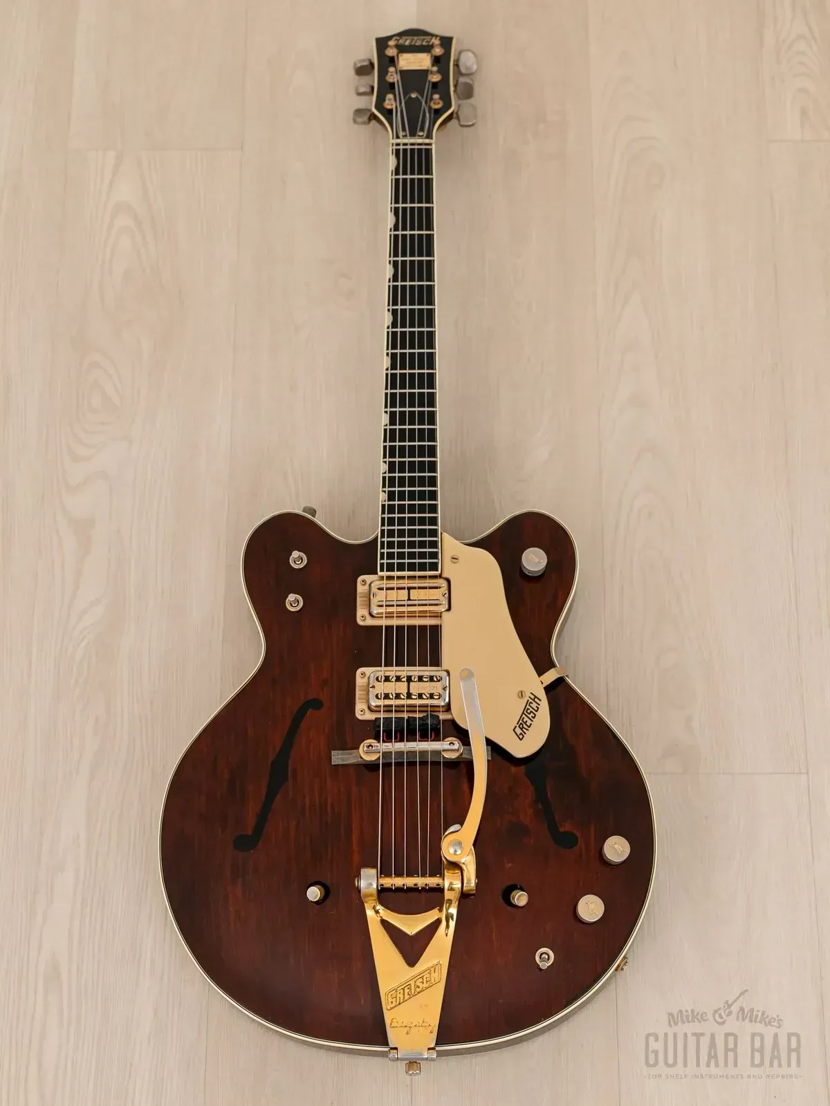 Электрогитара полуакустическая Gretsch 6122 Chet Atkins Country Gentleman Hollow HH Walnut w/case USA 1965