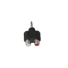 Audio 2000s ACC3123S 2 Female RCA Jacks to 1 Stereo Male 3.5mm Connector (TRS)