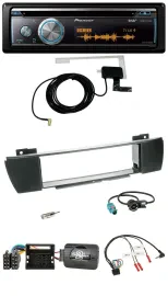 Pioneer Bluetooth DAB Lenkrad USB CD Autoradio für BMW X3 E83 2004-2010 mittig