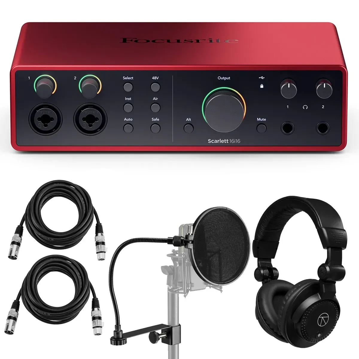 Аудиоинтерфейс Focusrite Scarlett 16i16 4th Gen USB 16x16 (набор)