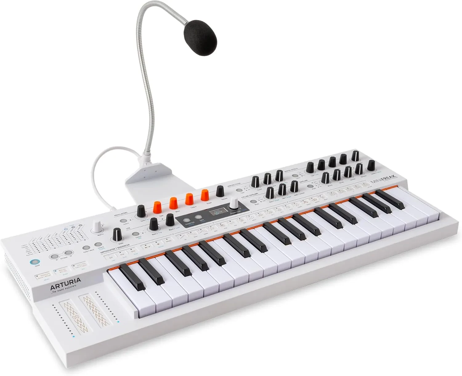 Гибридный синтезатор Arturia MiniFreak Vocoder White