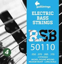 Струны для электро баса GALLI STRINGS RSB50110