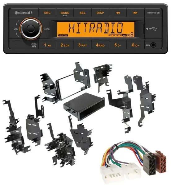 Continental 1DIN USB AUX MP3 Autoradio für Toyota Tundra / Celica / FJ