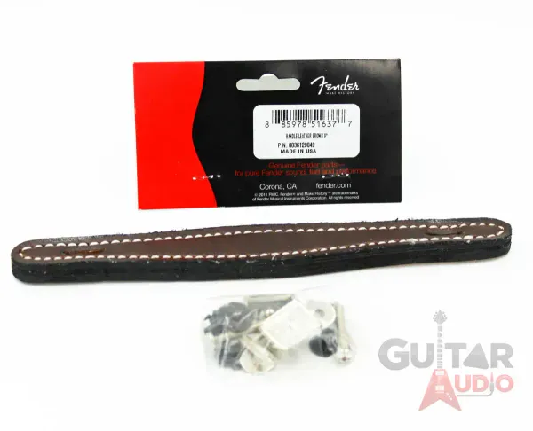 Genuine Fender BROWN LEATHER 9" Amplifier/Amp Handle Strap Blonde Twin Vintage