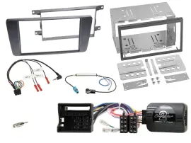 Einbauset Lenkradadapter Doppel DIN Autoradio für Skoda Octavia 04-13 Scout