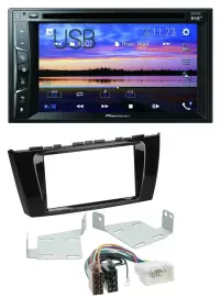 Pioneer Bluetooth 2DIN USB DVD DAB MP3 Autoradio für Mitsubishi Mirage SpaceStar