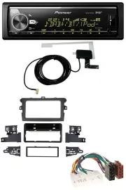 Автомагнитола для Toyota Corolla 2009–2012 Pioneer Bluetooth DAB USB MP3, серебристая