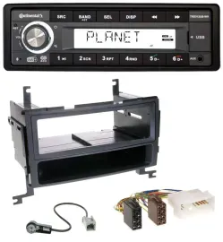 Continental USB 1DIN AUX DAB MP3 Autoradio für Hyundai Santa Fe (2007-2012)